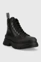 Δερμάτινα ελαφριά παπούτσια Karl Lagerfeld μαύρο