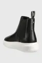 Visoke cipele Karl Lagerfeld KAPRI MENS  Vanjski dio: Prirodna koža Unutrašnji dio: Sintetički materijal Potplat: Sintetički materijal