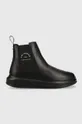 μαύρο Δερμάτινες μπότες τσέλσι Karl Lagerfeld Ανδρικά
