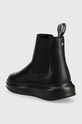 Obuwie Karl Lagerfeld sztyblety skórzane KAPRI MENS KL52541.00X czarny