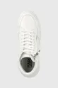 biały Karl Lagerfeld sneakersy skórzane