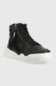 Δερμάτινα αθλητικά παπούτσια Karl Lagerfeld Kapri Run μαύρο