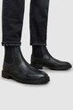 AllSaints stivaletti chelsea in pelle Melos Chelsea MZ001Z nero AW22