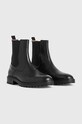 Scarpe AllSaints stivaletti chelsea in pelle Melos Chelsea MZ001Z nero