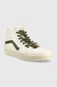 Vans trampki skórzane sk8-hi VN0A4BVTR2S1 beżowy AW22