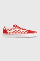 красный Кеды Vans Old Skool Primary Check Мужской