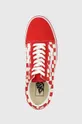 κόκκινο Πάνινα παπούτσια Vans Old Skool Primary Check