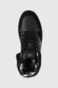 černá Kožené sneakers boty Aeronautica Militare