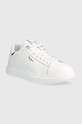 Kožené sneakers boty Pepe Jeans EATON PMS30896 bílá SS23