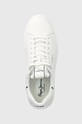 Kožené sneakers boty Pepe Jeans EATON bílá PMS30896