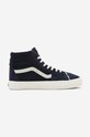 Vans trampki zamszowe UA SK8-Hi granatowy VN0005U9JDU
