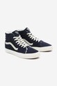 Vans trampki zamszowe UA SK8-Hi granatowy VN0005U9JDU