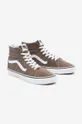 brown Vans trainers VN0007NK6BT SK8-Hi MTE-2