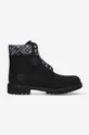 crna Čizme od brušene kože Timberland 6 Premium Boot Muški