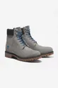 gray Timberland leather hiking boots 6 Premium Boot