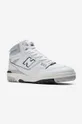 λευκό Δερμάτινα αθλητικά παπούτσια New Balance BB650RWC