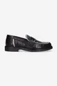 black Filling Pieces leather loafers Loafer Polido Ox Blood Men’s
