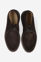 A.P.C. pantofi de piele întoarsă Boots Jeremie Haute maro PXBQB.H53263