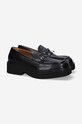 Marni mocasini de piele MOMR004303.P3731 negru