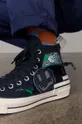 Πάνινα παπούτσια Converse Chuck 70 Trippy Heel μαύρο