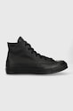 Шкіряні кеди Converse Chuck 70 Tonal Leather пласка чорний A00732C