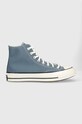 Високи кецове Converse Chuck 70 Tonal Polyester изкуствен син A00752C