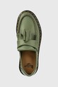 Кожаные мокасины Dr. Martens Adrian YS зелёный DM27759384