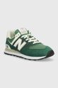 Sneakers boty New Balance U574fg2 tmavě zelená
