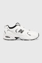 New Balance 530 White Black Leather płaska biały MR530SYB