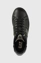 czarny EA7 Emporio Armani sneakersy skórzane Classic Perf