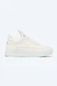 white Filling Pieces leather sneakers Low Top Plain 683 Organic Unisex