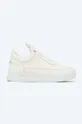 alb Filling Pieces sneakers din piele Low top Plain 683 Organic Unisex