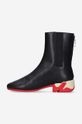 Shoes Raf Simons leather ankle boots HR780009L black