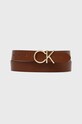 Calvin Klein pasek skórzany Planet friendly brązowy K60K609989.9BYY