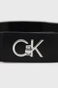 Kožený pásek Calvin Klein černá