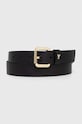 Patrizia Pepe curea de piele negru CW8684.L001