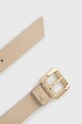 Шкіряний ремінь Patrizia Pepe CW8684.L001 бежевий AW24