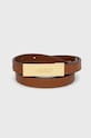 Шкіряний ремінь Lauren Ralph Lauren коричневий 412873090002
