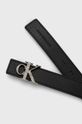 Oboustranný kožený pásek Calvin Klein Jeans černá