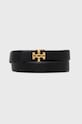 Tory Burch pasek skórzany czarny 138939.001