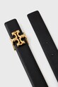 Tory Burch pasek skórzany 138939.001 czarny AW22