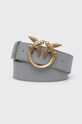 Kožený opasok Pinko sivá 1H212V.Y5H7