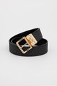 MICHAEL Michael Kors curea de piele cu două fețe negru 558366