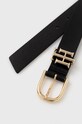 Tommy Hilfiger pasek skórzany AW0AW13967.9BYY czarny AW22
