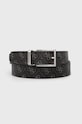 Guess pasek dwustronny VEZZOLA imitacja skóry licowej czarny BM7541.LEA35
