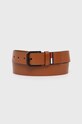 Kožený pásek Tommy Jeans hnědá AM0AM09011.9BYY