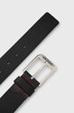 HUGO curea de piele 50480441 negru SS25