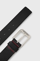 HUGO curea de piele 50480441 negru NC25
