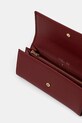Accesorii Patrizia Pepe portofel de piele CQ0215.L001 burgundia