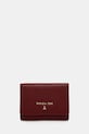 Patrizia Pepe portfel skórzany skóra licowa bordowy CQ7081.L001